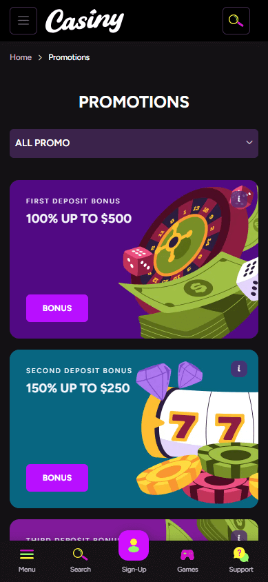 Discover Exciting Opportunities with Casiny Casino No Deposit Discover Exciting Opportunities with Casiny Casino No Deposit